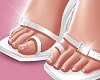 Yumi white heels