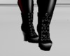 D~ Black PVC Boots