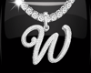 W Diamond Necklace(F)