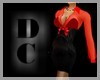 DC RED-Black Sexy Dress