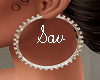 White Gold Earrings