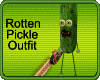 Zombie Pickle With Flame Chainsaw