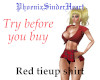 Red tieup shirt