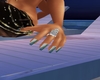 [imk] Blue pearl nails