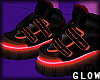 *G Glow Sneakers Red