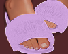 Slippers Purple