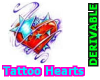 Tattoo Hearts Color