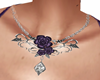 Necklace Rose Purple