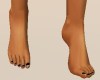 tip toe feet black