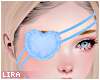 Blue Heart Eyepatch