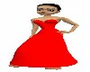 ladys red dress