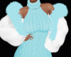 Winter Baby Blue FurCoat
