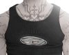 fitted tank top + tats
