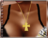 (RT)GOLD CROSS NECKLACE