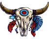 Native Steer Skull {RH}