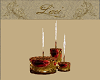 ~Gold Christmas Candles