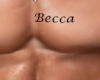 ( M ) Becca chest tat