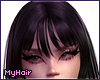 amy black + bangs