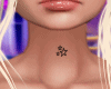 neck tattoo stars