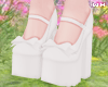 w. Cute White Shoes