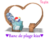♥Banc de plage kiss♥