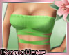 H!Cutie Tube Top: Green