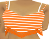 basic top stripes orange