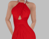 Red Halter Gown