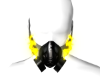 Gold gas mask