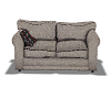 Comfy Gray Wool Sofa