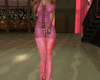 MH1-Pink Roped Dress
