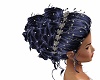 blue and black bun