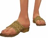 TF* Macrame Flats Gold