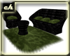 [Ch] Bamboo Couch Set