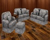 Grey Tan Sofa Set
