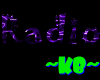 ~KB~ Radio Sign (Purple)