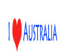 I love Australia sticker
