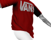 Red skater shirt