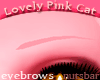 ((n) pink cat eyebrows