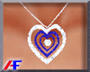 AF. Vlt Heart Necklace