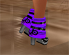 Dubstep purple boots