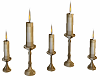 Display Gold Candles