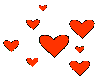 magic animated hearts