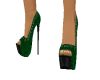 Green Clover Irish Heels