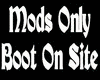 Mods Only Room Sign