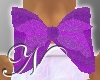 ~N~ Purple Shimmy Bow