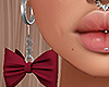 ! Bow Earrings RED - DRV