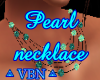 Pearl necklace green