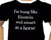 Einstein Horse Tee