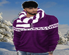 purple sweater w scarf